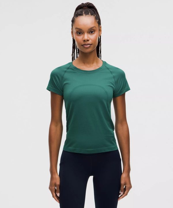 Swiftly Tech Short-Sleeve Shirt 2.0 *Race Length | Storm Teal on Sale