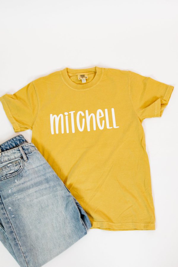 Mitchell Tee | Yellow Hot on Sale