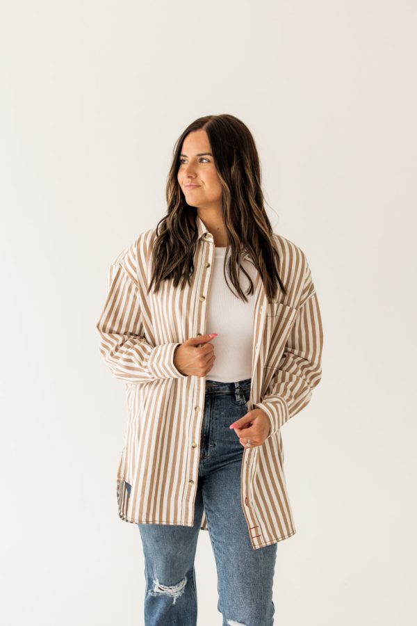 We The Free Freddie Striped Shirt | Neutral Combo Online Sale