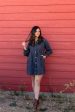 Catalina Washed Denim Dress | Black on Sale