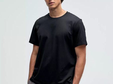 Men s Soft Jersey Short Sleeve Shirt | Black For Cheap