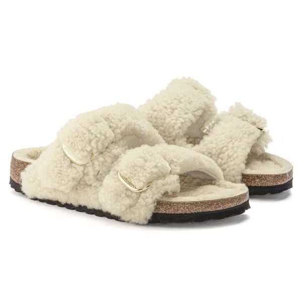 Birkenstock Arizona Shearling N | Teddy Eggshell For Discount