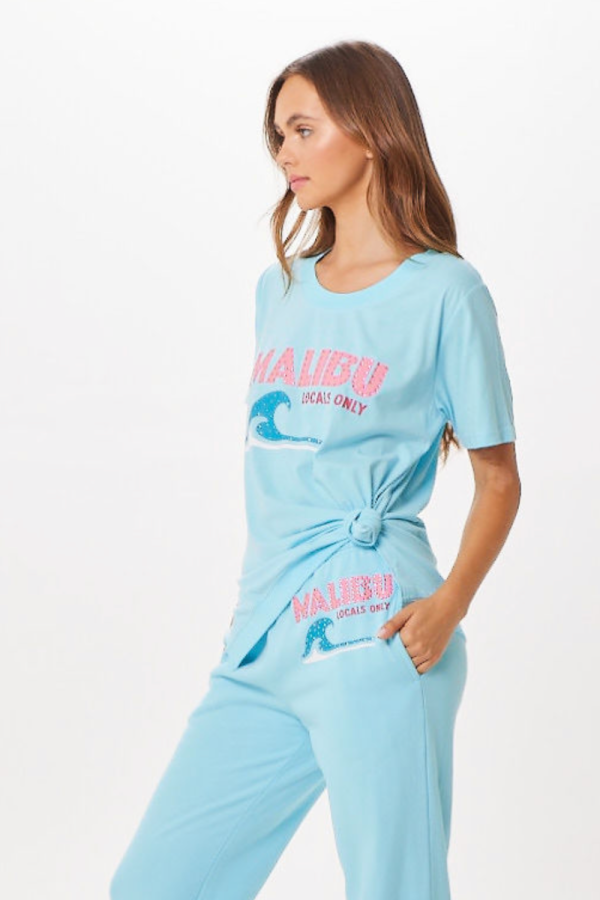 Tropical Blue Malibu Jet Setter T-Shirt For Cheap