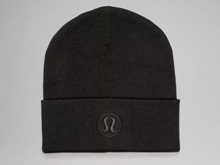 Warm Revelation Beanie LOGO | Black Hot on Sale