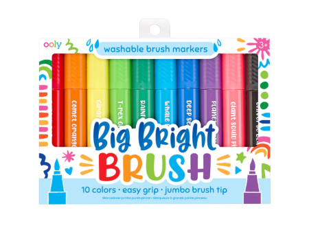 Big Bright Brush Markers Discount