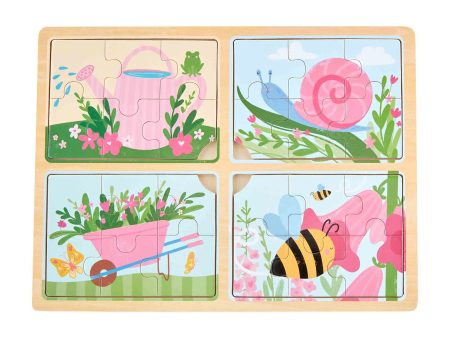 Garden 4 IN 1 Puzzle Supply