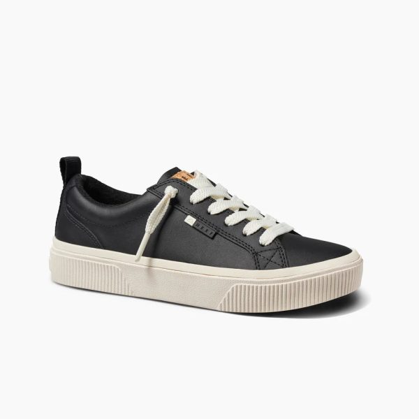 Reef Lay Day Dawn Sneaker | Black Leather Online Hot Sale