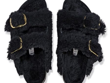 Birkenstock Arizona Big Buckle Shearling N | Teddy Black Supply