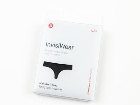 InvisiWear Thong | Black Online Sale