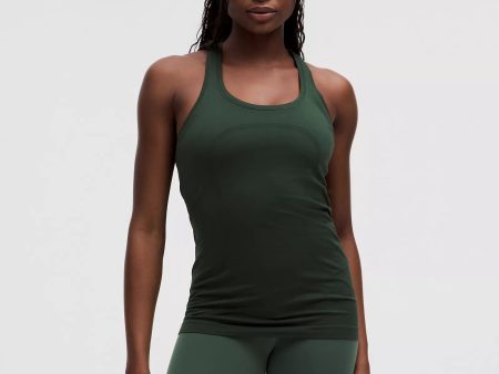 Swiftly Tech Racerback Tank 2.0 *Hip Length | Rainforest Green Discount