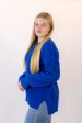 Biance Oversized Sweater | Royal Blue Online Hot Sale