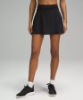 Lightweight High-Rise Tennis Skirt 14  | Black Cheap