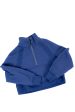 Scuba Oversized Funnel Neck Half Zip | Heathered Oasis Blue Supply