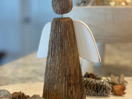 CL-2452 Grooved Wooden Angel For Discount