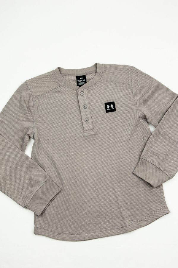 Under Armour Thermal Henley | Tetra Gray Discount