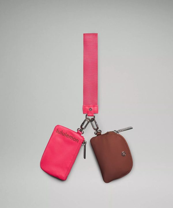 Dual Pouch Wristlet | Ancient Copper Glaze Pink Supply