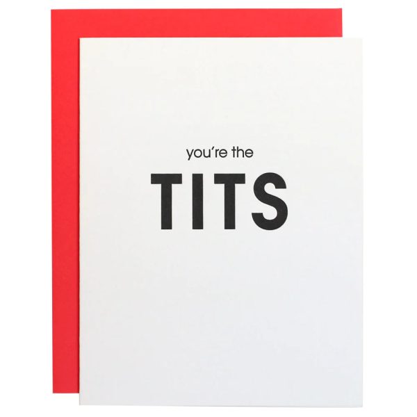 You re The Tits Letterpress Card Supply