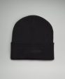 Warm Revelation Beanie Wordmark | Black For Cheap