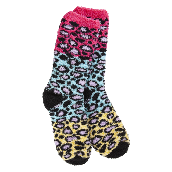 75093 Multi Leopard Socks Fashion