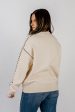 Raven Stitch Crewneck Sweater | Ivory Discount