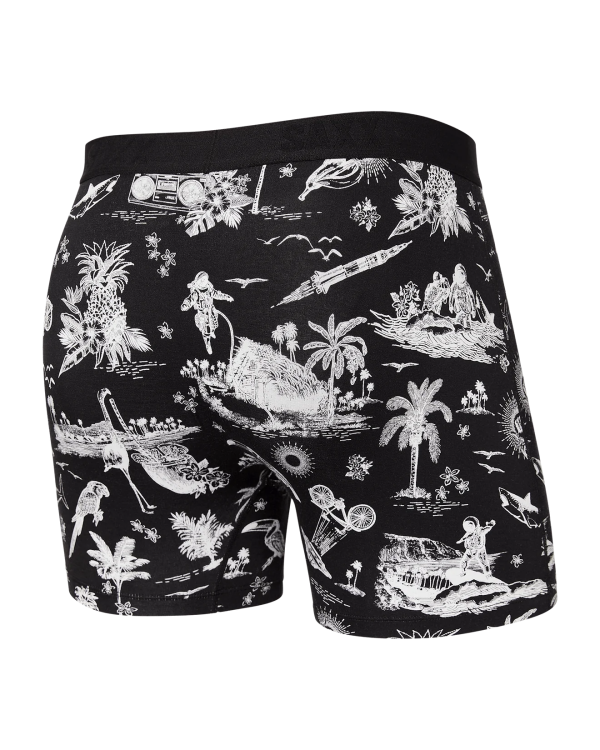 Ultra Super Soft Boxer Brief | Black Astro Surf & Turf Fashion