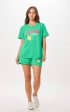 Surf Green Capri Jet Setter T-Shirt Cheap