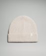 Close-Fit Wool-Blend Ribbed Knit Beanie | Heathered Bone Online now