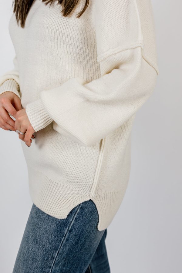 Cora Oversized Sweater  | Ivory Sale