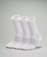 Men s Power Stride Crew Sock 3 Pack | White Supply