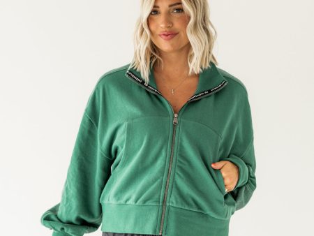 High Jump Zip Up | Heritage Green For Sale