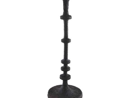 Medium Black Metal Candlestick Online Hot Sale