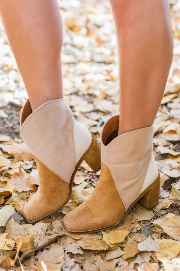 Kendall Bootie | Camel Taupe Beige For Cheap