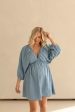 Journee Woven Mini Dress | Light Denim Sale