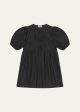 Cotton Poplin Tie Mini Dress Black Supply