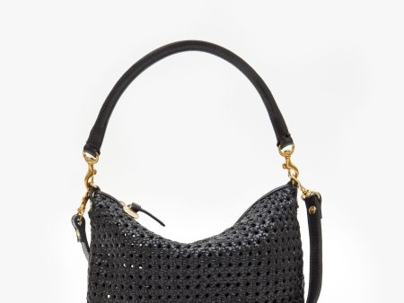 Petite Moyen Messenger in Black Rattan Supply