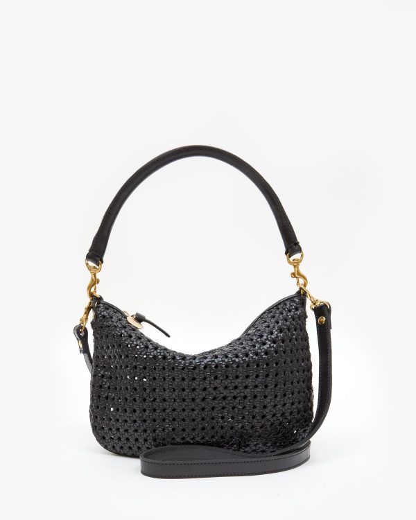 Petite Moyen Messenger in Black Rattan Supply