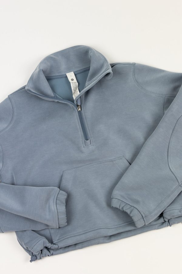 Brushed Softstreme Half Zip | Blue Willow Online Sale