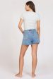 Surf MTK  Harbor Grey Rib Hacci Cropped Tee Sale