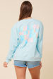 Bridesmaid  Sea Blue Surf Wash Crewneck Sweatshirt Online Sale