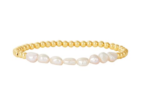 4MM Signature Bracelet with Baroque Pearls Fashion