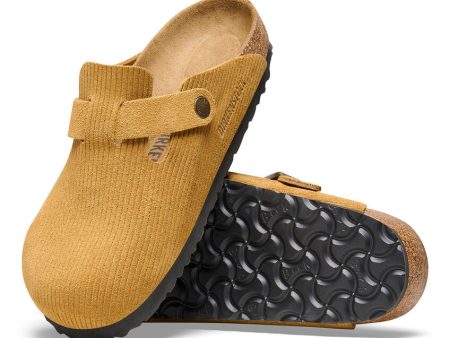 Birkenstock Boston Cord | Cork Brown Hot on Sale