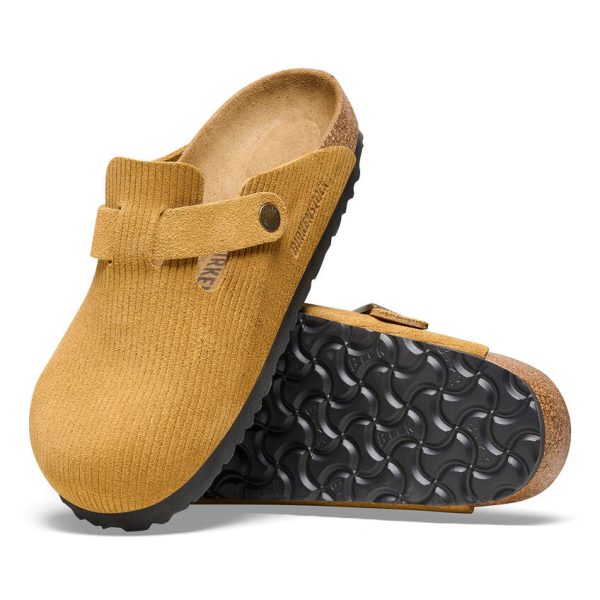 Birkenstock Boston Cord | Cork Brown Hot on Sale