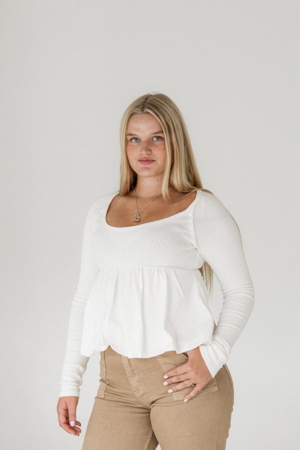 Found Your Babydoll Top | Ivory Online