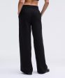 Scuba Mid-Rise Wide-Leg Pant *Regular 31  | Black For Sale