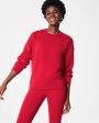 Spanx Airessentials Long Crew | Red Discount