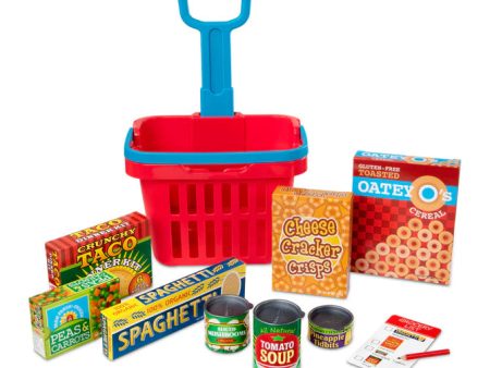 Fill & Roll Grocery Basket Play Set For Cheap