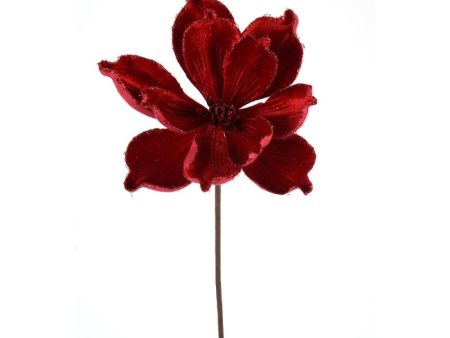 281996 Velvet Glitter Magnolia Stem Online now