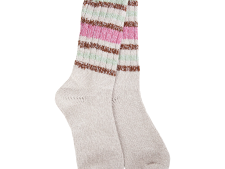 Mushroom Stripe Socks Sale