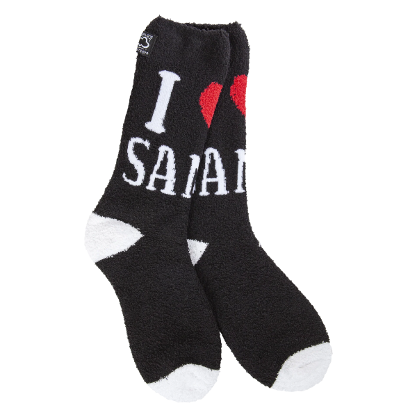 75061 I Heart Santa Socks Fashion