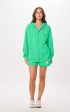 Surf Green Capri Jet Setter Surf Wash Zip Up Online now